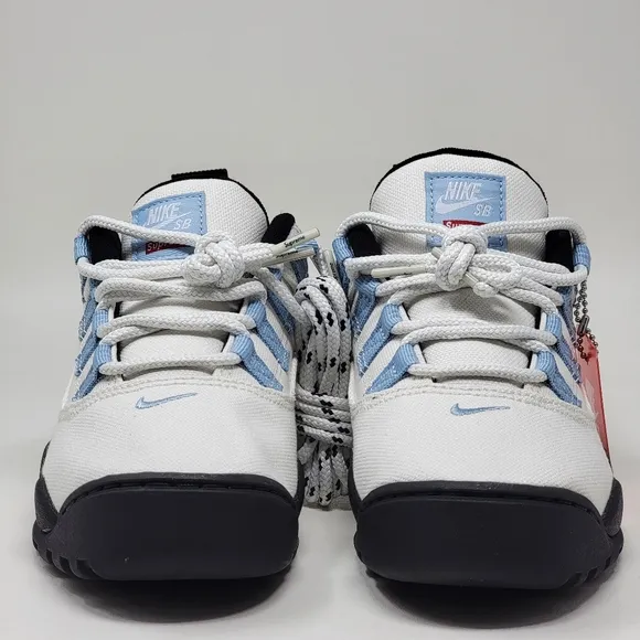 Supreme x Nike Air Darwin Low SB Sail FQ3000 100 Sneakers Shoes Men's Size 4 New