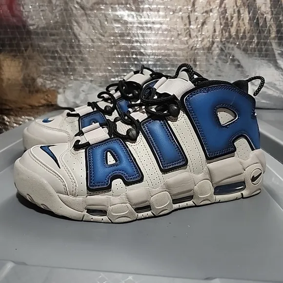 Sz 9 Nike Air More Uptempo '96 Pippen Industrial Blue Men’s Basketball Shoes
