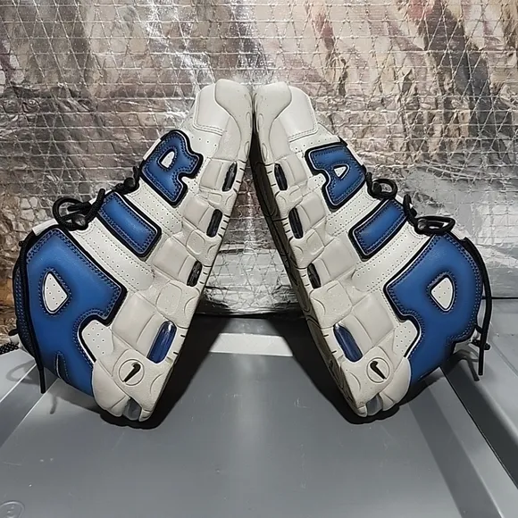 Sz 9 Nike Air More Uptempo '96 Pippen Industrial Blue Men’s Basketball Shoes