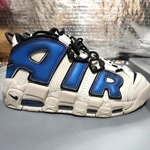 Sz 9 Nike Air More Uptempo '96 Pippen Industrial Blue Men’s Basketball Shoes