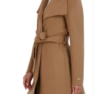 🔥Tahari Ella Double Face Wrap Coat - NWT🔥