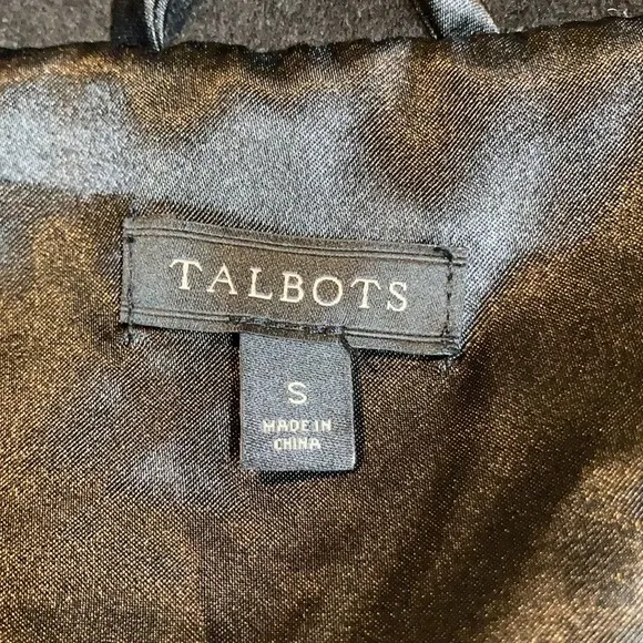 Talbots long wool blend vest. Like new.