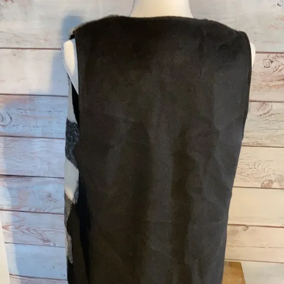 Talbots long wool blend vest. Like new.