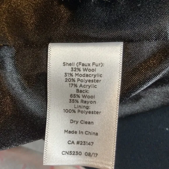 Talbots long wool blend vest. Like new.
