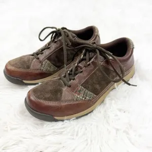 Taos Joyce Patchwork Driving Lace Up Oxford Suede Leather Shoes