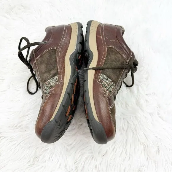 Taos Joyce Patchwork Driving Lace Up Oxford Suede Leather Shoes