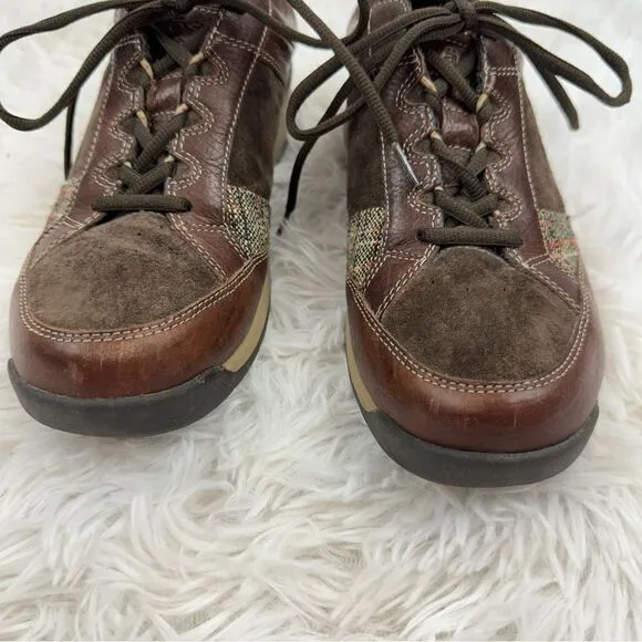 Taos Joyce Patchwork Driving Lace Up Oxford Suede Leather Shoes