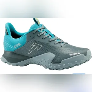 Tecnica Women's Magma S GORE-TEX Hiking Shoes Size 7 Grey Blue Sneakers