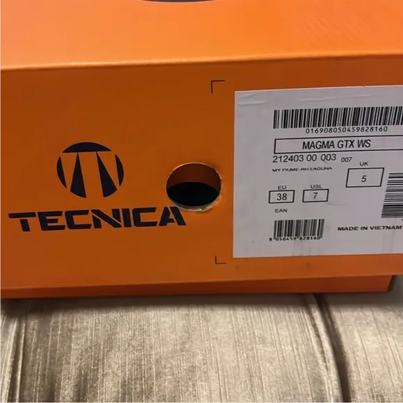 Tecnica Women's Magma S GORE-TEX Hiking Shoes Size 7 Grey Blue Sneakers