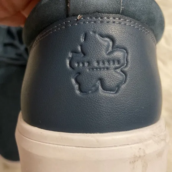 Ted Baker London Man Shoes size 12 leather please see all photos color bluish