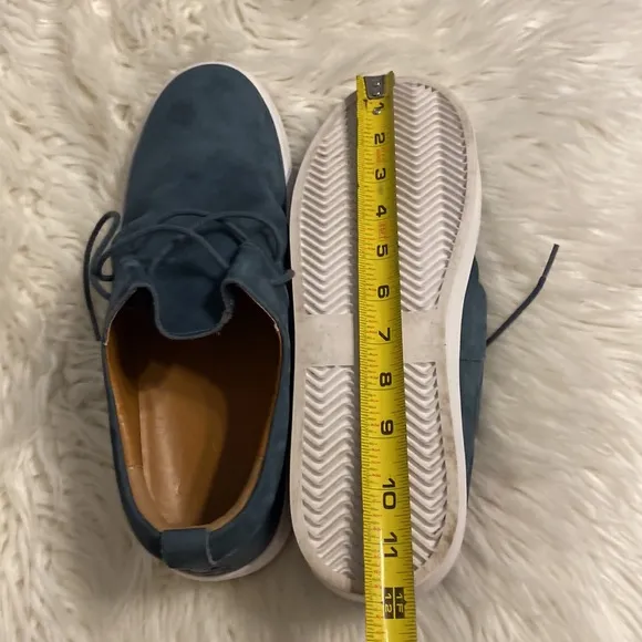 Ted Baker London Man Shoes size 12 leather please see all photos color bluish