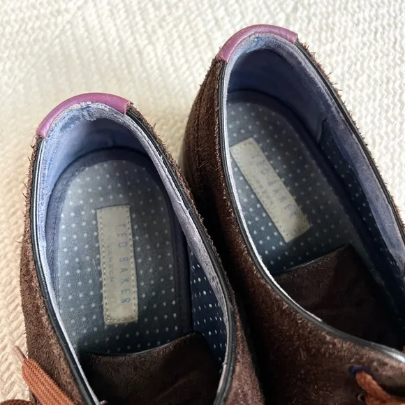 Ted Baker London TICH2 Brown Leather Lace Up Oxford Dress Shoes men’s 9.5