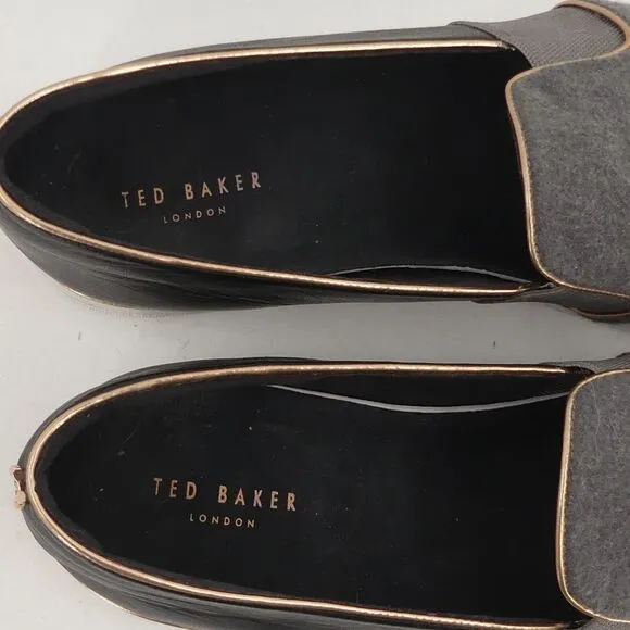 Ted Baker‎ Rhinestone Sneakers Gray Women's 40 9.5