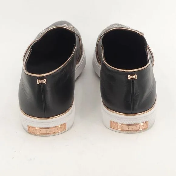Ted Baker‎ Rhinestone Sneakers Gray Women's 40 9.5