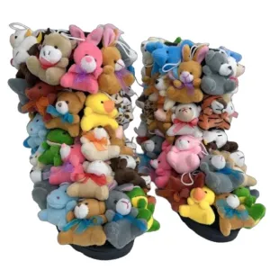 Teddy Bear Plush Winter Boots