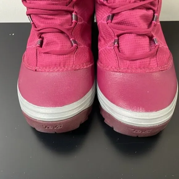 Teva Womens Jordanelle Winter Boots Women's US6 Pink waterproof removable liner