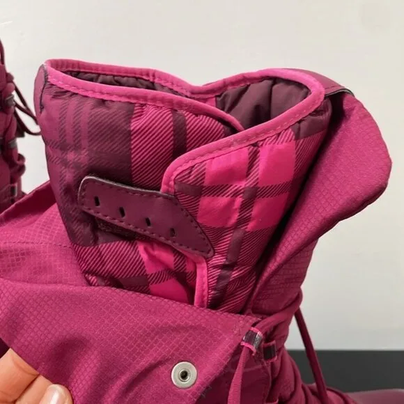 Teva Womens Jordanelle Winter Boots Women's US6 Pink waterproof removable liner