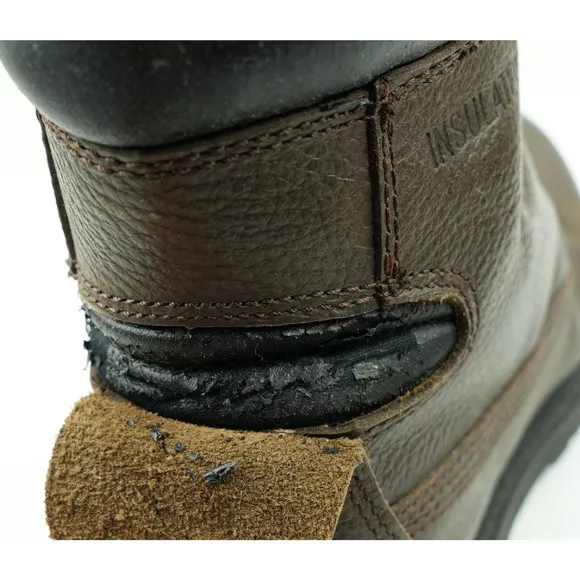 Texas Steer Steel Toe Work Boots Mens 9 EEE Thinsulate Insulated Lace Up