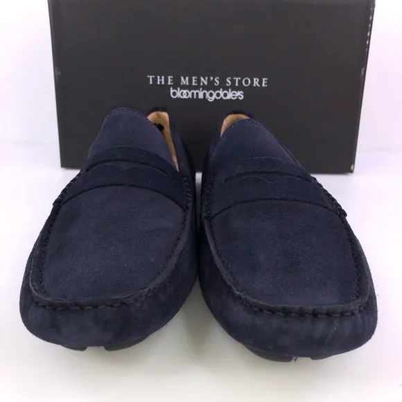 The Men's Store at Bloomingdale's Men's Penny Loafer Drivers NAVY
