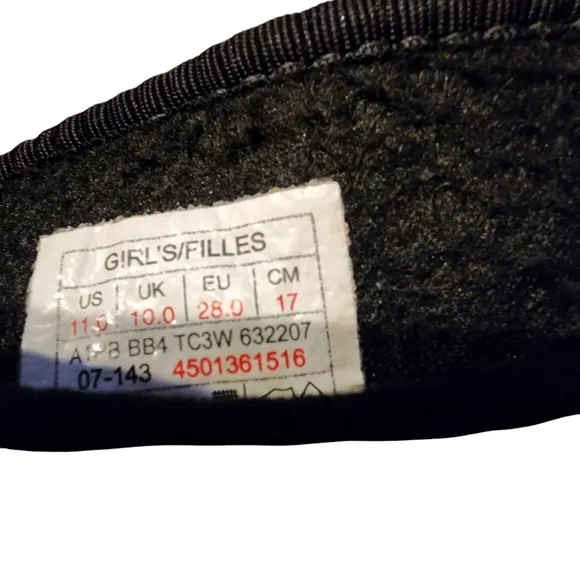 The North Face Alpenglow II Winter Ski Snow Boots Grey/Pink Toddler Size 11