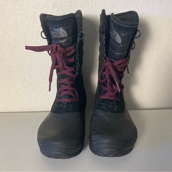 The North Face Black Thermoball Utility Mid Winter Waterproof Boots