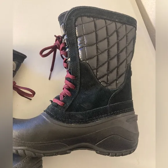The North Face Black Thermoball Utility Mid Winter Waterproof Boots