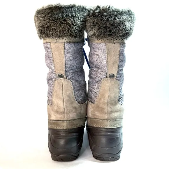 The North Face Fine Alpine Lace-Up Faux Fur Winter Snow Boots Size 7