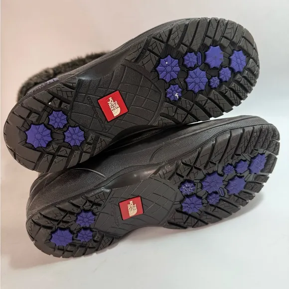 The North Face Fine Alpine Lace-Up Faux Fur Winter Snow Boots Size 7
