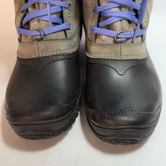 The North Face Fine Alpine Lace-Up Faux Fur Winter Snow Boots Size 7