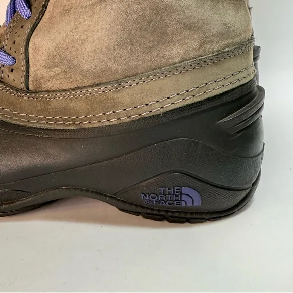The North Face Fine Alpine Lace-Up Faux Fur Winter Snow Boots Size 7