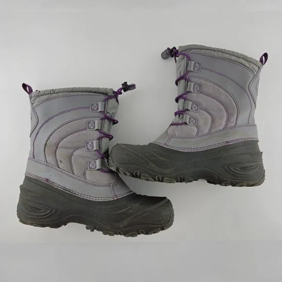 The North Face Girl's Alpenglow IV Lace Insulated Waterproof Winter Boots Size 7