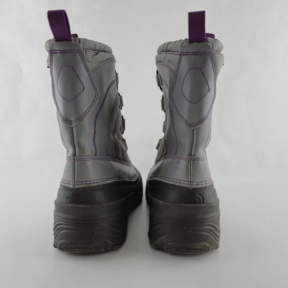 The North Face Girl's Alpenglow IV Lace Insulated Waterproof Winter Boots Size 7