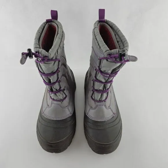 The North Face Girl's Alpenglow IV Lace Insulated Waterproof Winter Boots Size 7