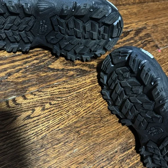 The North Face Gray and Yellow Winter Boots- ThermaFelt Insulated
