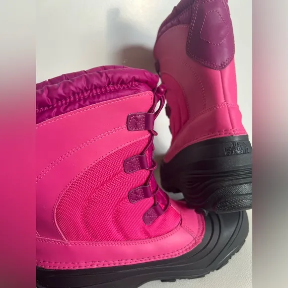 The North Face Pink Alpenglow IV Girls Waterproof Boots size 7