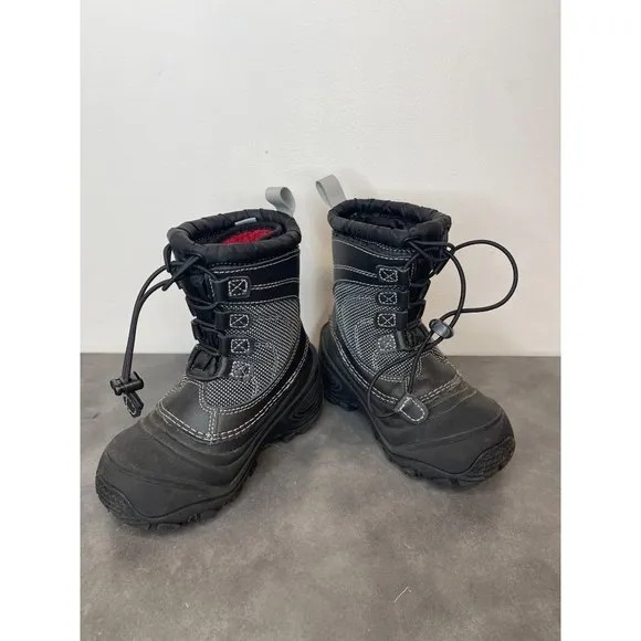 The North Face Unisex Therma Felt Insulated Black Snow Boots Size 10m Alpenglow