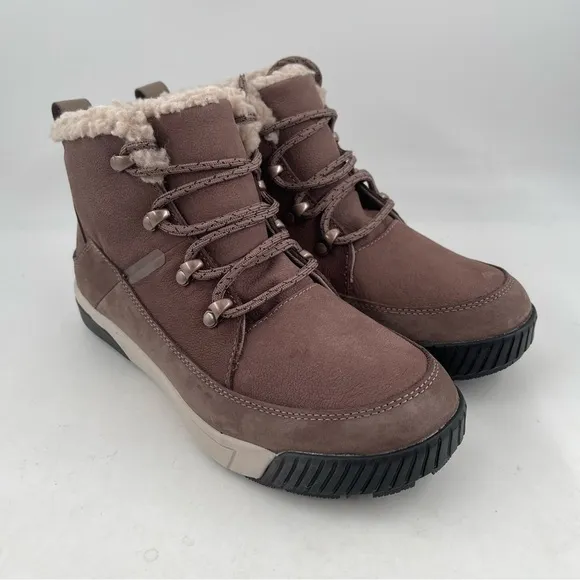 The North Face Women’s Sierra Mid Lace Taupe/Ginger Waterproof Boots - Size 8