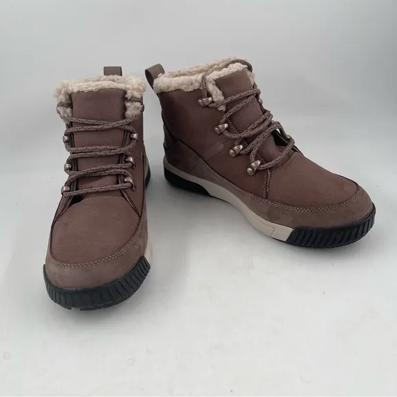 The North Face Women’s Sierra Mid Lace Taupe/Ginger Waterproof Boots - Size 8
