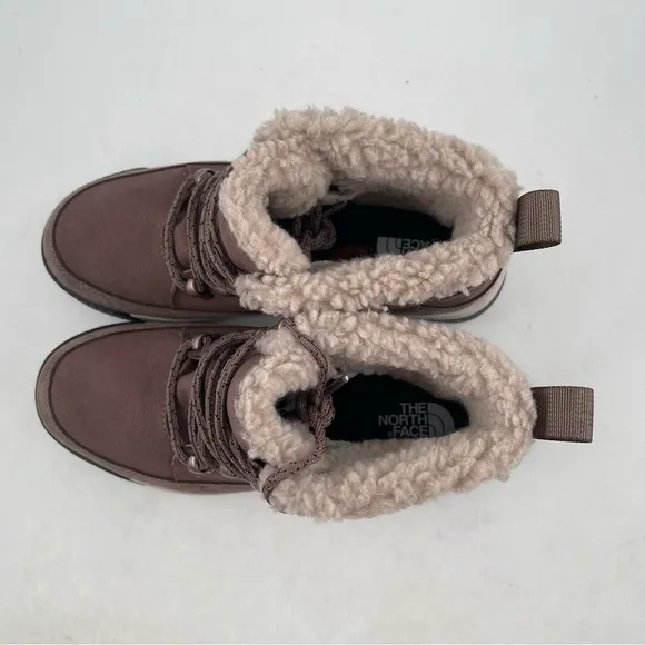 The North Face Women’s Sierra Mid Lace Taupe/Ginger Waterproof Boots - Size 8