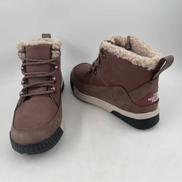 The North Face Women’s Sierra Mid Lace Taupe/Ginger Waterproof Boots - Size 8