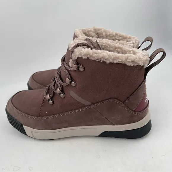 The North Face Women’s Sierra Mid Lace Taupe/Ginger Waterproof Boots - Size 8