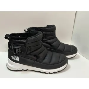The North Face, Women's Thermoball Pull On Waterproof Boots, Black, Size 9