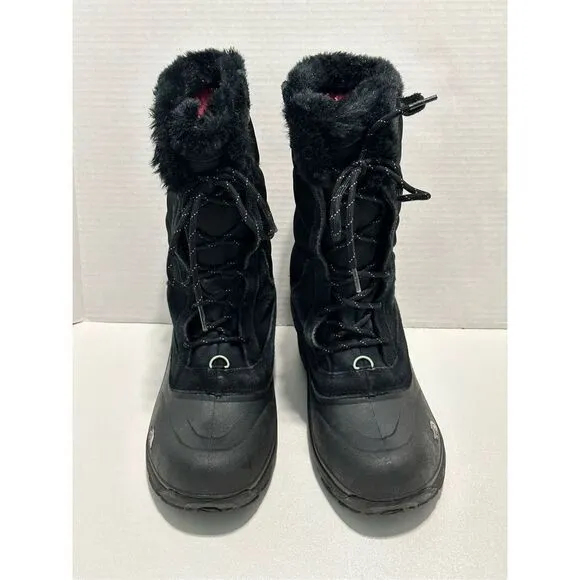 The North Face Shellista Heat Seeker Insulated Winter Boots Black Big Girls  7