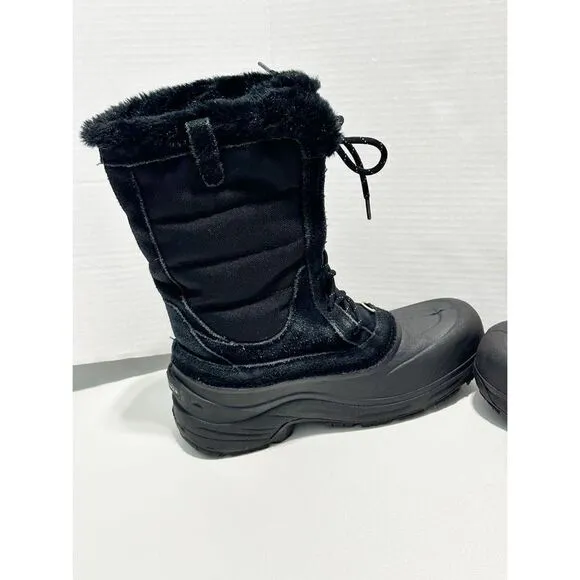 The North Face Shellista Heat Seeker Insulated Winter Boots Black Big Girls  7