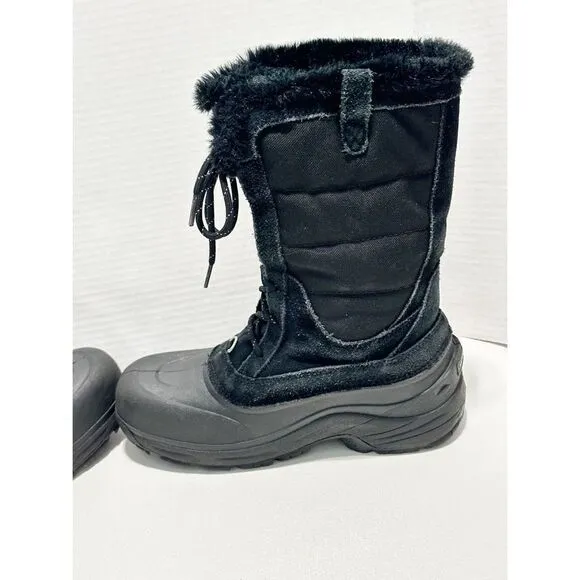 The North Face Shellista Heat Seeker Insulated Winter Boots Black Big Girls  7