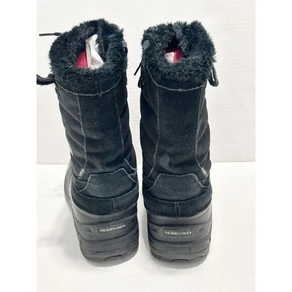 The North Face Shellista Heat Seeker Insulated Winter Boots Black Big Girls  7