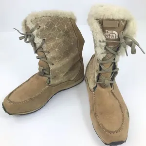 The North Face Allure Primaloft Insulated Winter Boots in Tan