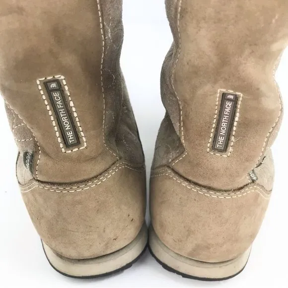 The North Face Allure Primaloft Insulated Winter Boots in Tan