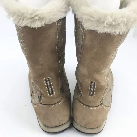 The North Face Allure Primaloft Insulated Winter Boots in Tan