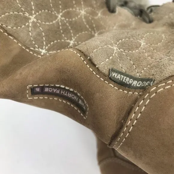 The North Face Allure Primaloft Insulated Winter Boots in Tan